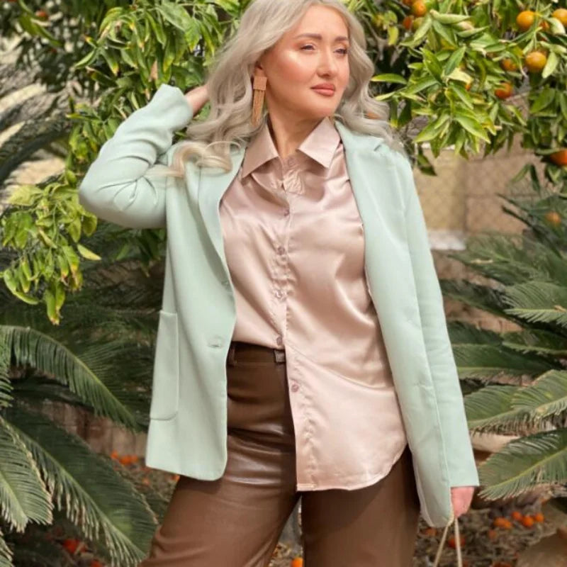 Autumn Fashion Button Up Shirt Spring Vintage Blouse Women White Lady Long Sleeves Female Loose Streetwear Shirts Design Tops