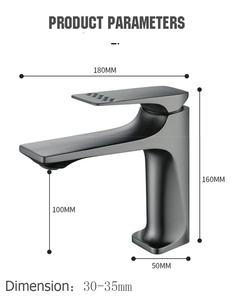 NEW High-end Bathroom Faucet Hot and Cold Sink Brass core Faucet Anti Splash Washbasin in The Bathroom Bathroom Sink Tapware Tap
