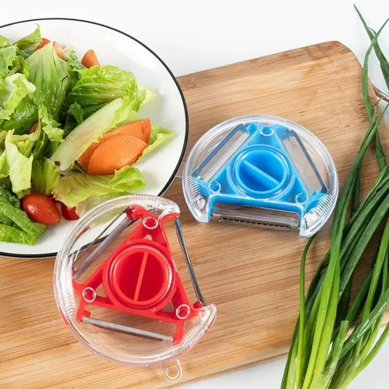 1/3Pcs 3 In 1 Multifunctional Peeler Magic Trio Peeler Set Slicer Shredder Julienne Cutter Peel Blade Zester Grater Kitchen Tool