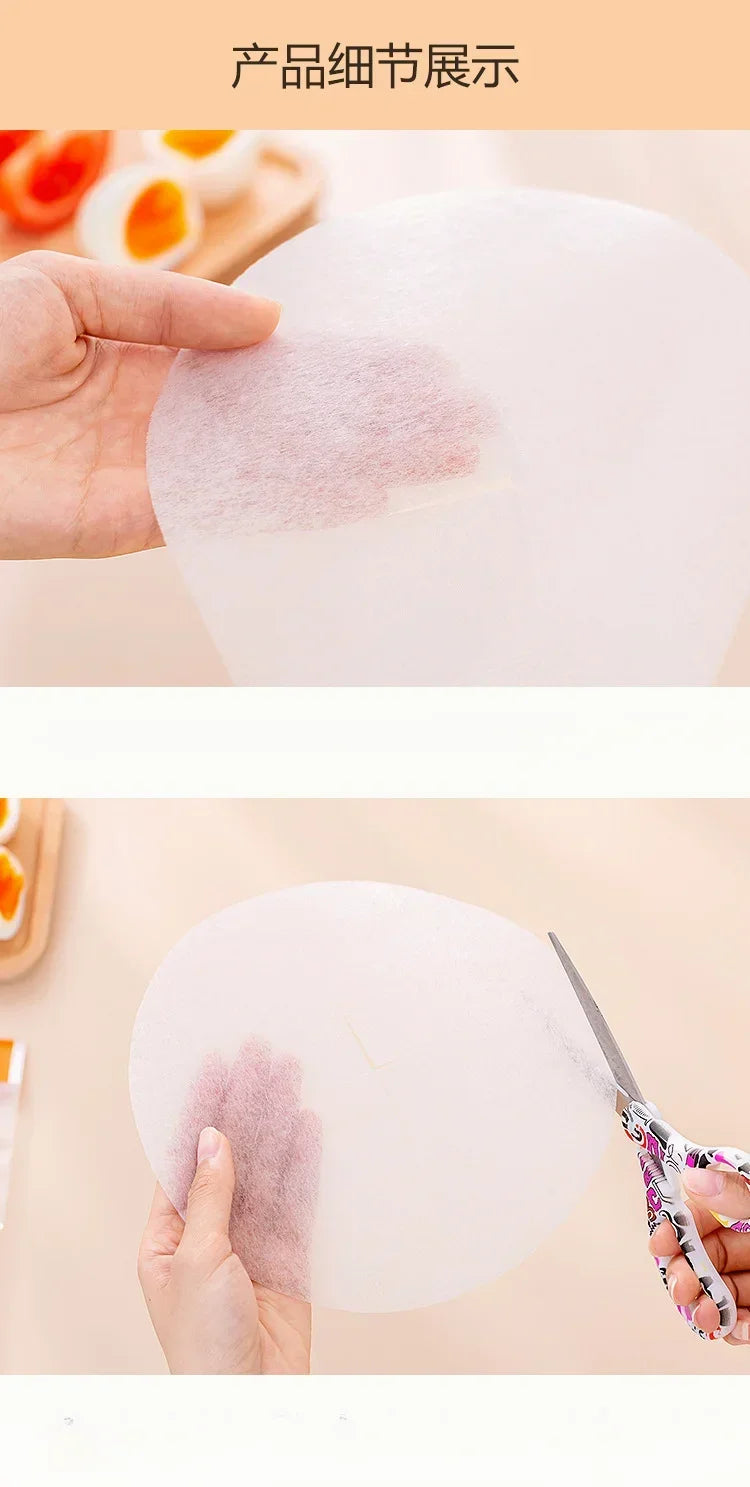 12/24/60pcs Disposable Soup Oil Absorbing Paper Food Soup Blotting Oil Health Filter Paper Food Grade Kitchen Gadgets Accessorie