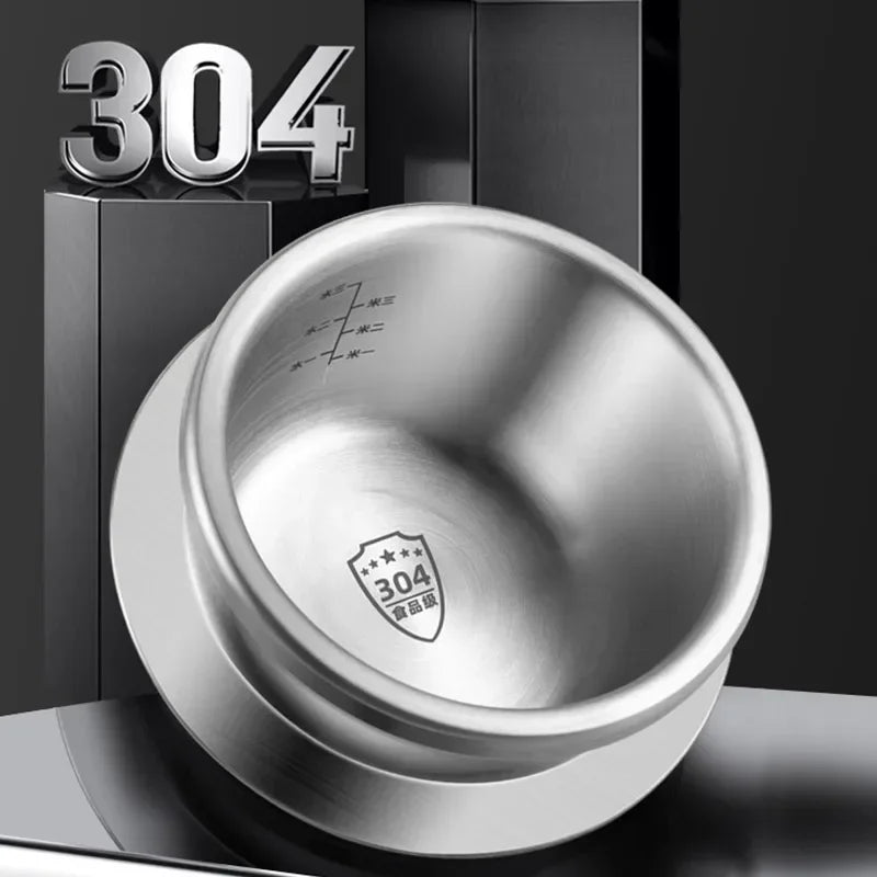 0.8-2L outdoor small pressure cooker camping 304 stainless steel portable kitchen rice cooker cooking tools pressure cooker