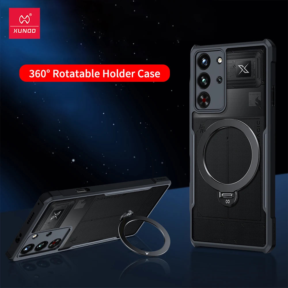 Xundd 360° Rotatable Stand Case For Nubia Red Magic 10 Pro 10 Pro Plus Camera protectoin Airbag Shockproof Shell Magnetic Cover