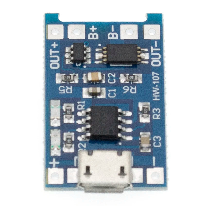 TP4056 +Protection Dual Functions 5V 1A Micro USB 18650 Lithium Battery Charging Board Charger Module