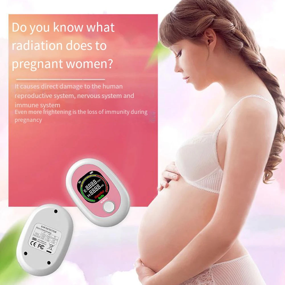 Sleek Design RD600 Electromagnetic Field Meter An Essential Gadget for Health Conscious Consumers Monitoring Radiation Levels