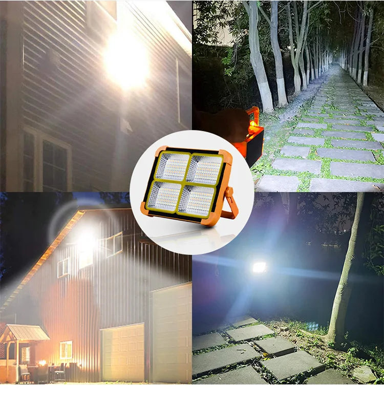 20000mah Portable solar lantern LED Tent Light Rechargeable Lantern Emergency Night Market Light Outdoor Camping Bulb Lamp