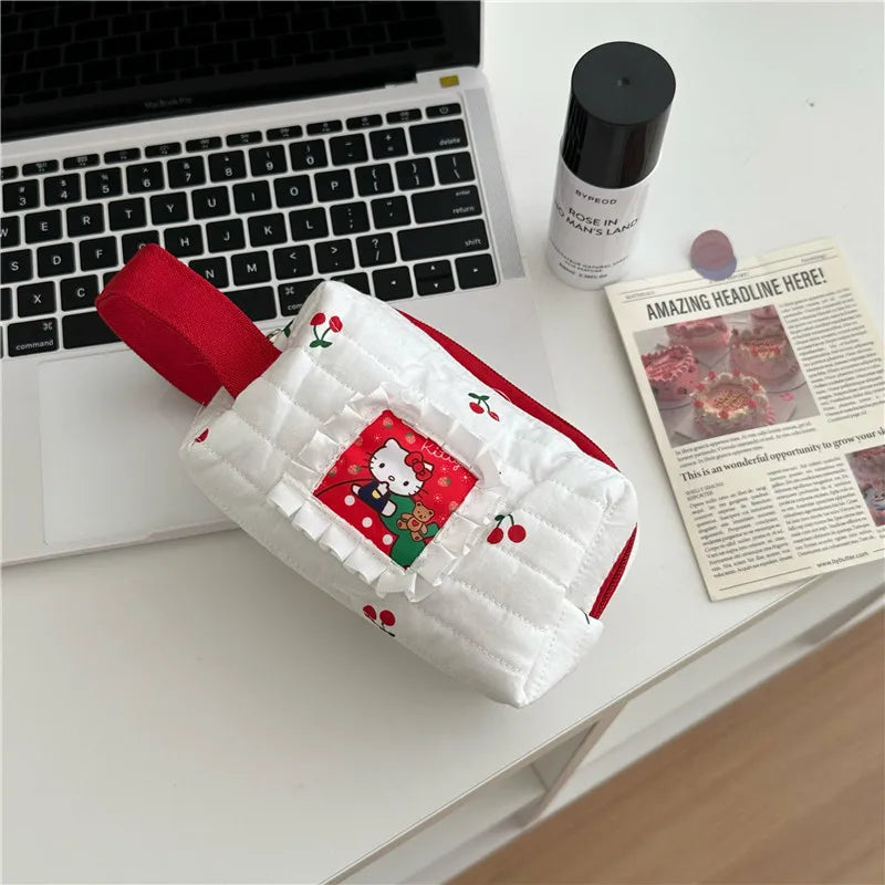 Ladies Cute Large Capacity Cat Makeup Bag Instagram Travel Portable Toilet Bag