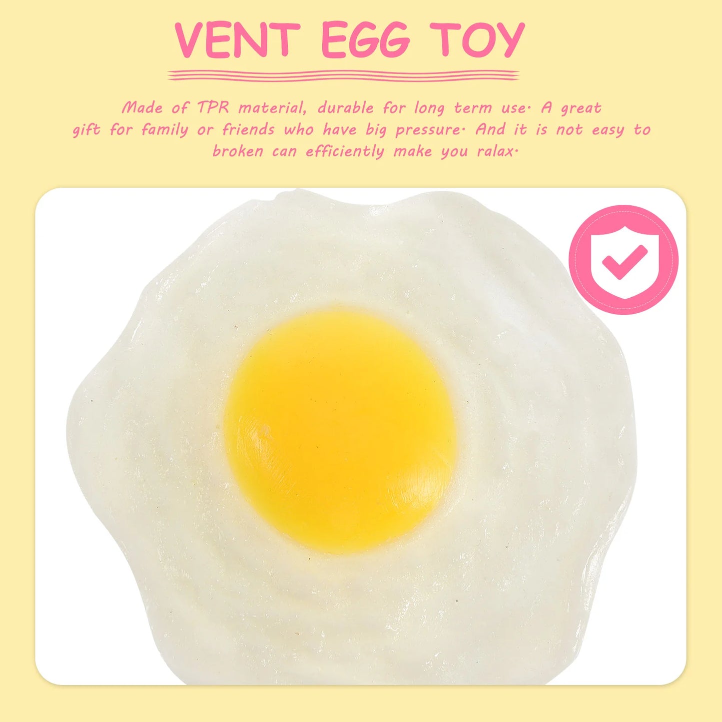 3pcs Fried Decompression Toy Anti Stress Kids Toys Beach Play Gadget Psychological Health Strange Novelty