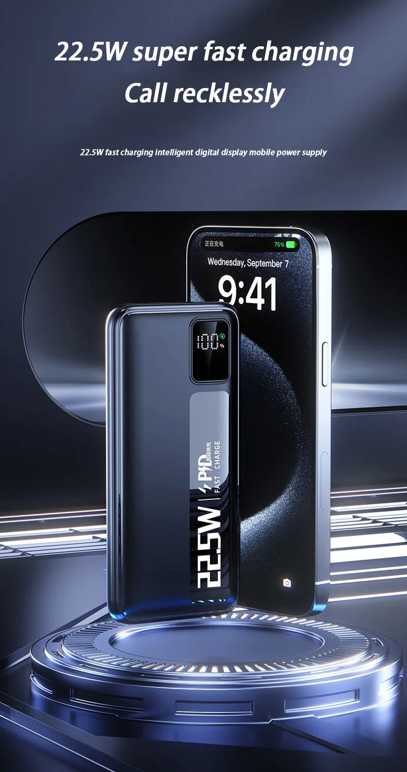 Xiaomi 200000mAh Large Capacity Super Fast Charging Power Bank Portable Charger Battery Pack Powerbank for iPhone Huawei Samsung