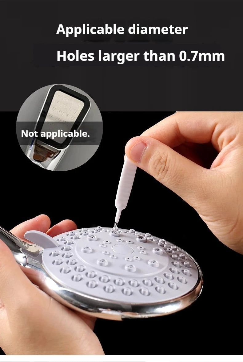 10-50 Shower Cleaning Brush Bathroom Micro Nylon Brush Nozzle Anti-clogging Cleaning Tools Bathroom Accessories