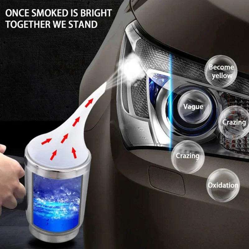 Car Headlight Polishing Restoration Kit Liquid Polymer Headlamp Polish Repair Tools Headlights Refurbishment Set Car Accessories
