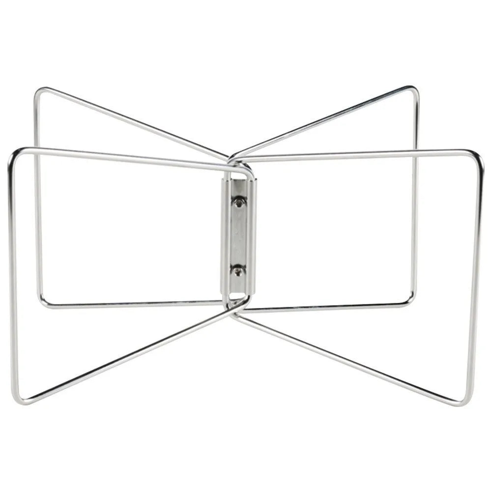 1/5PCS Stainless Steel Bracket Lightweight Foldable Cooler Bracket Camping Non-slip Picnic Barbecue Cooking Ice Bucket Rack