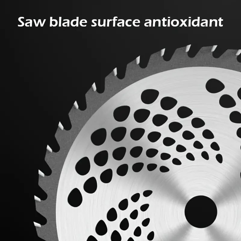 1pc Durable 40/60/80 Teeth Mower Head, Blade Wood Mower Disc Fixed Four-Piece Set for Lawn Mower, Garden Weed Mower Parts
