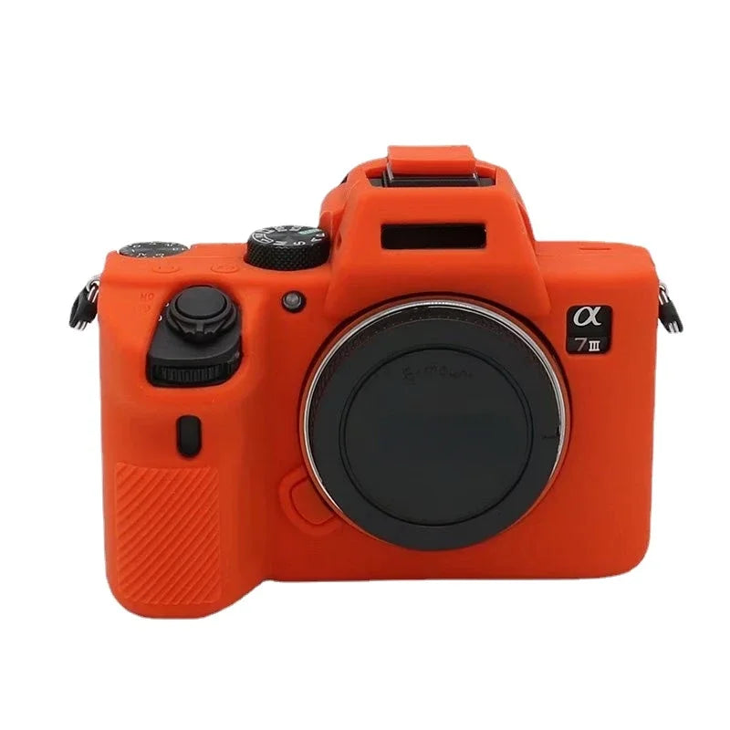 A7III Soft Silicone Rubber Camera Protective Body Case Cover For Sony A7 III A7RIII A7III A7M3 A7R3 A9 Camera Bag
