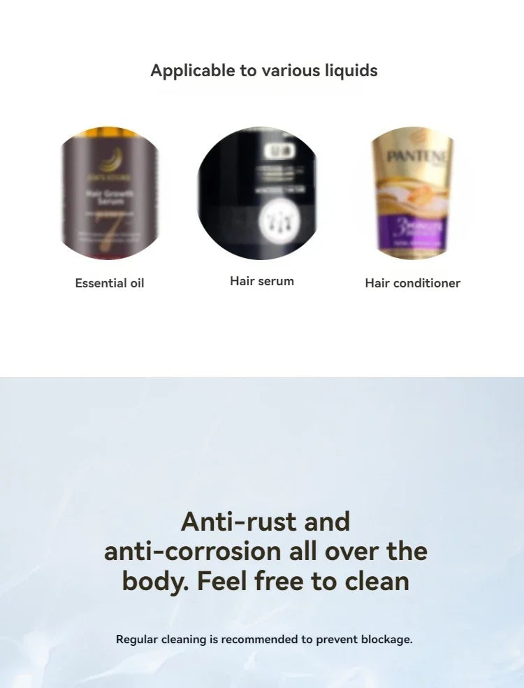 Scalp Applicator Hair Regrowth & Styling Solution Guide Comb Hexagon Head Oil Roller Ball Massage Comb Massage Relaxation Tools
