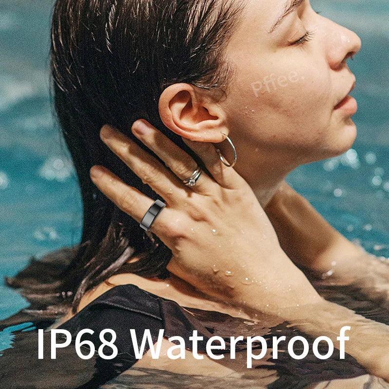 Pffee Lord Of The Rings For Women Man Luxury Jewelry Smart Ring Sport Gadgets Men Health Tracker Heart Rate Blood Oxygen Monitor