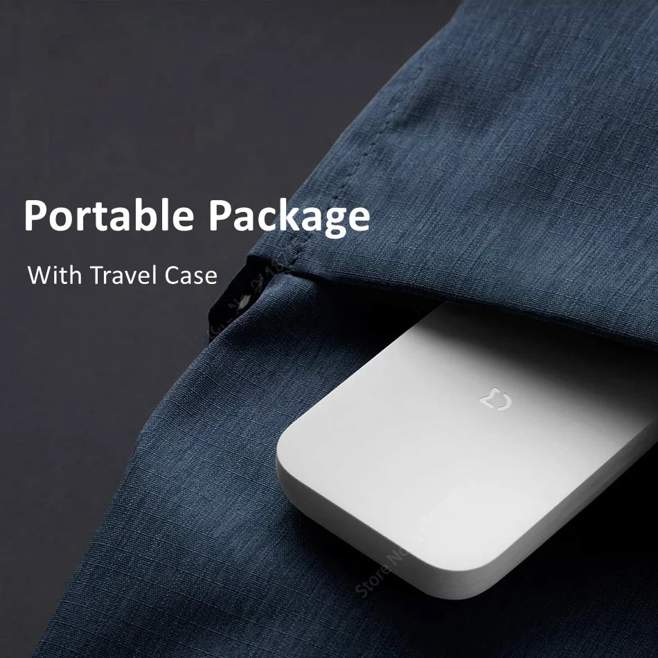 XIAOMI Mijia nail clipper five-piece set white high-quality stainless steel magnetic absorption simple five-piece set portable