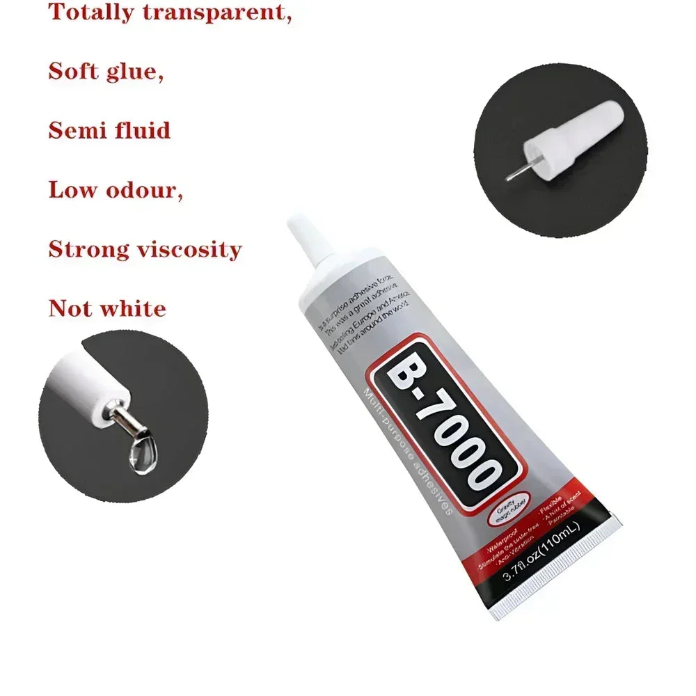 Car 15/50/110ml B-7000 Glue E-8000 Adhesive Epoxy Resin Repair Cell Phone Touch Screen Liquid Glue Jewelry Craft Adhesive Glue