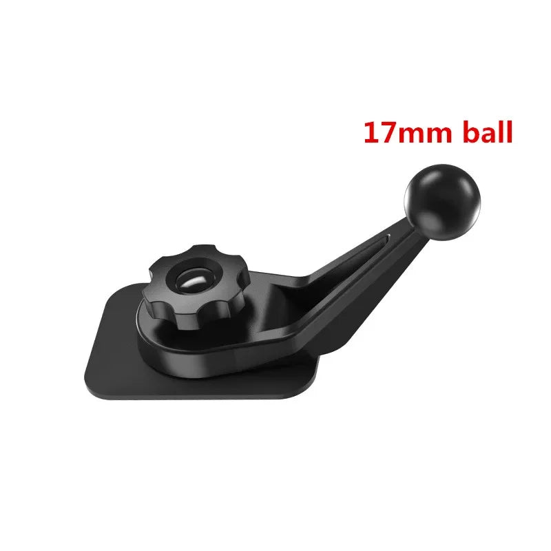 13mm 15mm 17mm Ball Head For Magnetic Car Phone Holder GPS Gravity Support Stand Mount Hook 360 Rotation Bracket Base