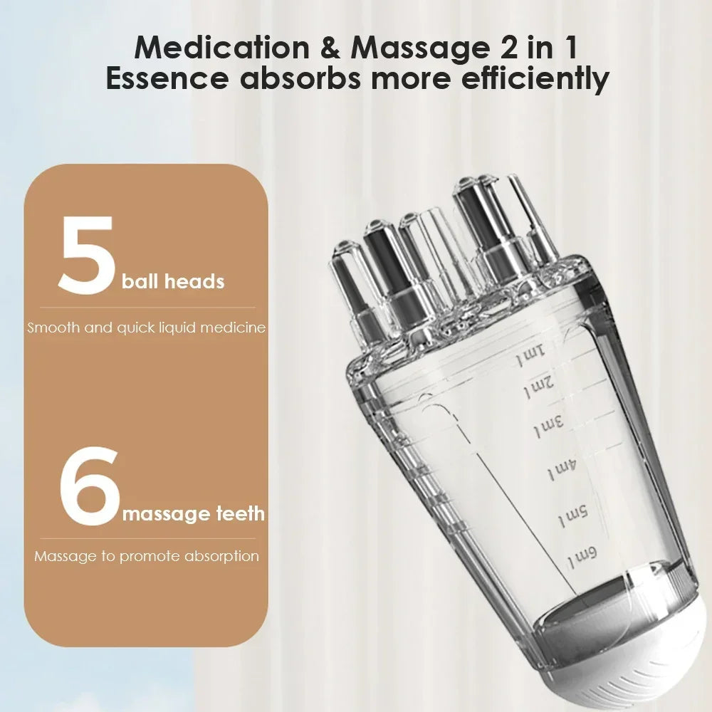 Scalp applicator Head essential oil ball massage applicator comb 1ml minosol hairspray applicator comb scalp massager for hair
