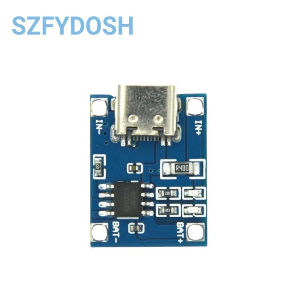 5/10PCS Type-c Micro Mini USB 5V 1A 18650 TP4056 Lithium Battery Charger Module Charging Board With Protection Dual Functions