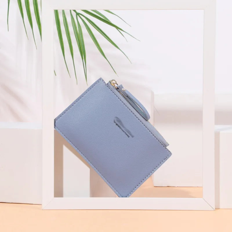 Mini Business Portfolio of Men, Credit Card Design Pu, Girl, Lady, Name Women's Bag