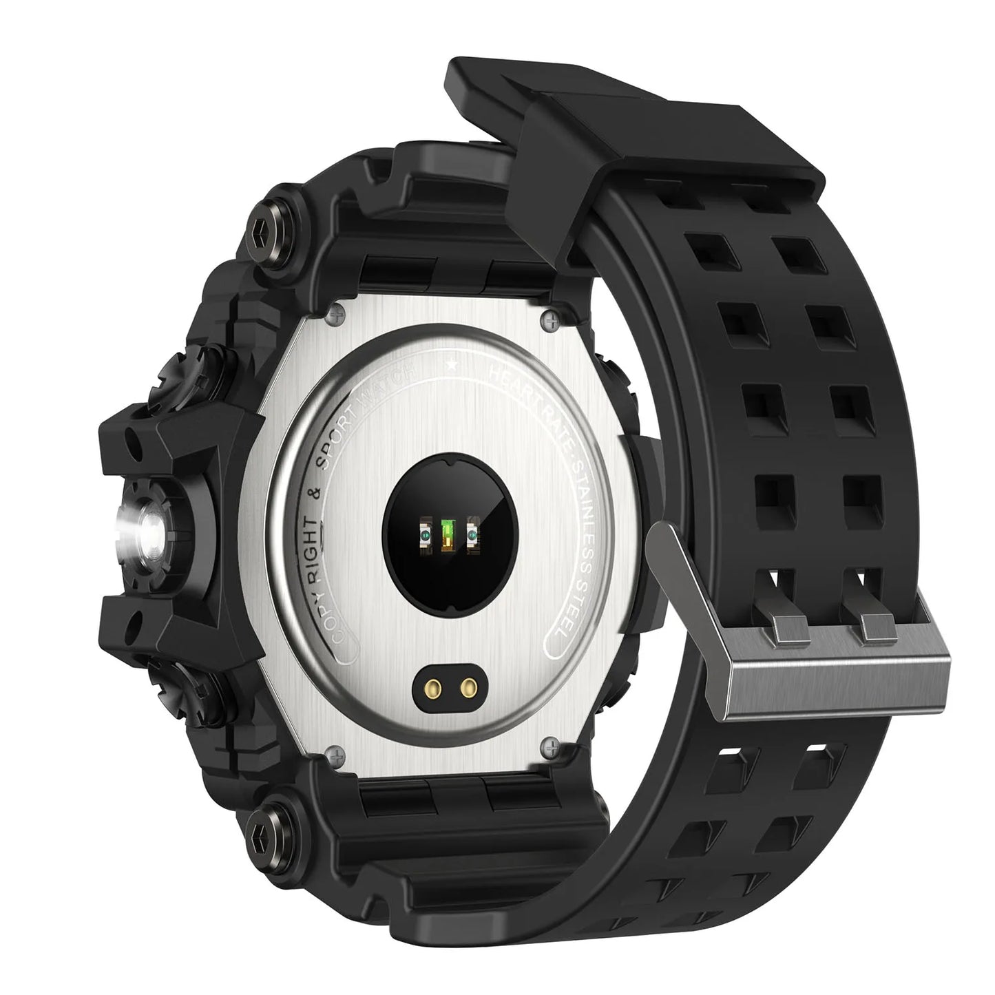T6plus Compass Altitude Air Pressure Smart Watch  100+ Sport Mode Fitness Tracker Outdoor Military Smartwatch