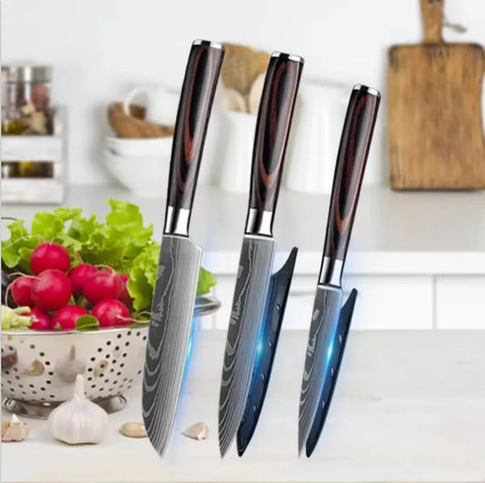 Kitchen Knives High Stainless Steel Chef Knife Slicing Butcher Boning Knife Cleaver Meat Vegetables Fruit Fish Filleting Knife