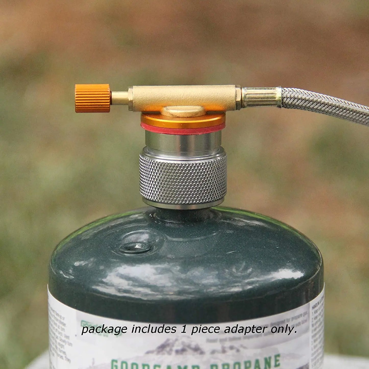 Propane Adapter Camping Gas Stove Adapter Converter Propane Valve Cylinder Canister Adapter for Outdoor Camping Gas Tank