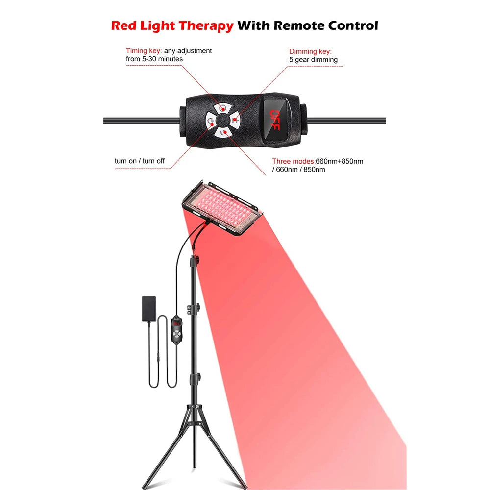 LED Red Light Healthcare Lamp For Full Body Face Near Infrared Light sauna for Joint Muscle Relieve Beauty Health Gadget
