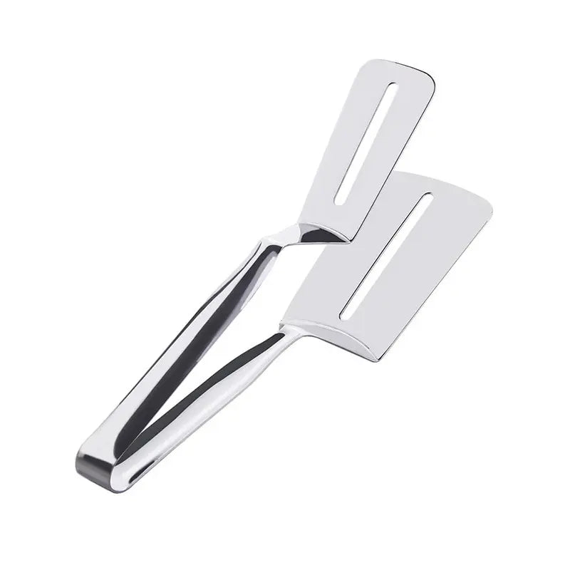 1pc Silvery 201 Stainless Steel Steak Clip Pancake Fried Fish Roast Meat Clip Barbecue Pliers Bread Clip Household Kitchen Tools