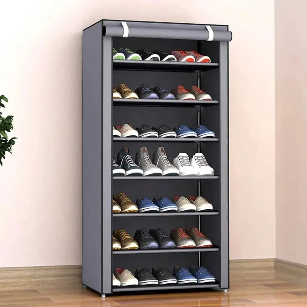 8/6 Layers Shoes Rack Organizer Space-saving Cabinets Shoes Shelf Rack Home Furniture Dustproof Shelf Dormitory Organizer