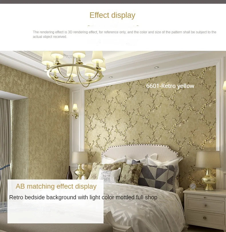Floral Wallpaper Self-adhesive Warm Girl Bedroom 3d Thickening Wall Decoration Stickers Living Room Restaurant Sofa Background