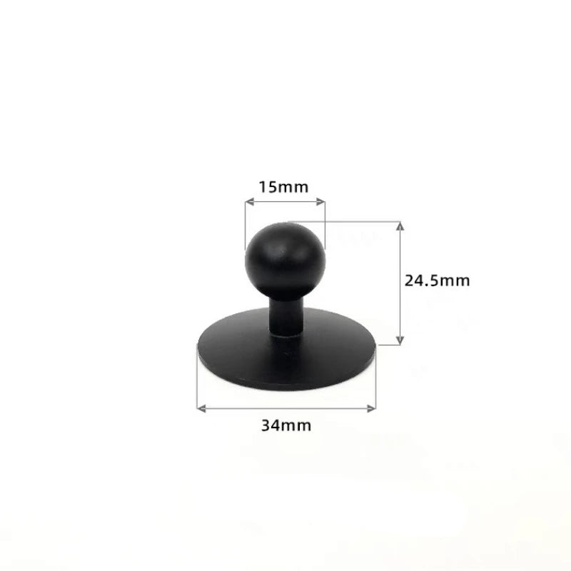 13mm 15mm 17mm Ball Head For Magnetic Car Phone Holder GPS Gravity Support Stand Mount Hook 360 Rotation Bracket Base