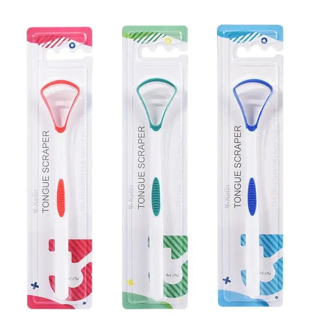 Y-Kelin Tongue Scraper Oral  Cleaner Brush Fresh Breath Cleaning Coated  Toothbrush  Hygiene Care Tools