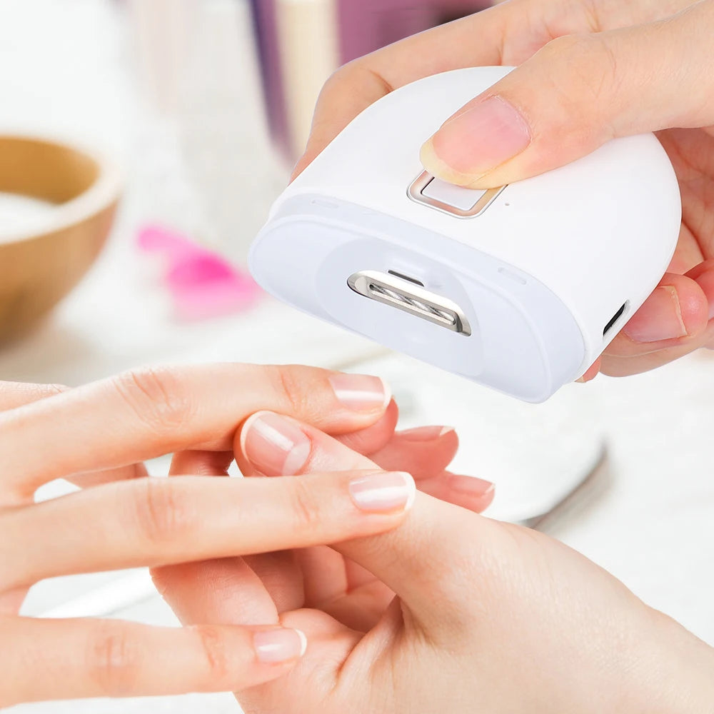 Electric Automatic Nail Clippers With Light Trimmer Nail Cutter Manicure For Baby Care Scissor Pet Nail Clipper Tools