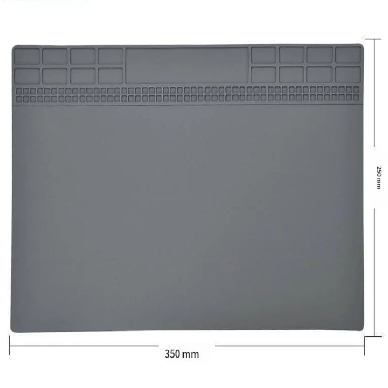 1PC High Density Silicone Insulation Pad Anti Corrosion High Temperature Resistance Anti Corrosion and Anti Static Work Pad