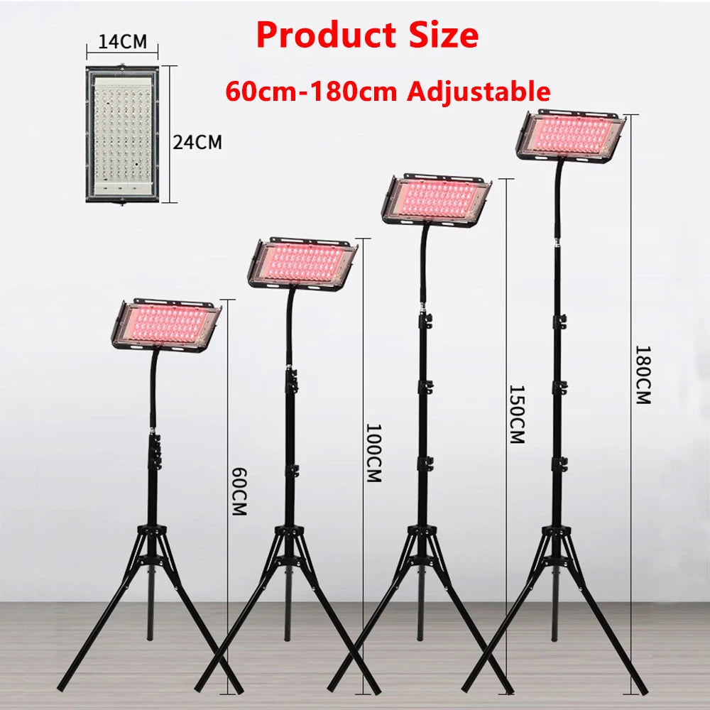LED Red Light Healthcare Lamp For Full Body Face Near Infrared Light sauna for Joint Muscle Relieve Beauty Health Gadget