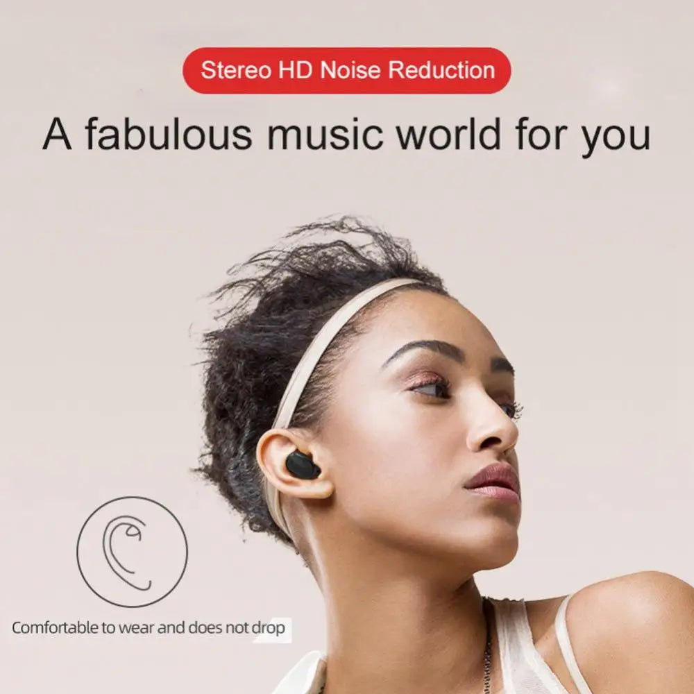 2023 A6S TWS Wireless Bluetooth Headphones Sport in Ear Earphone With Microphone Mini Pods Earbuds Noise Cancelling Headsets