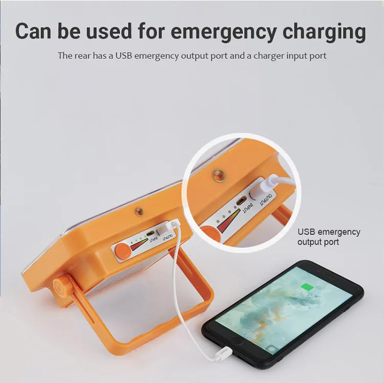 20000mah Portable solar lantern LED Tent Light Rechargeable Lantern Emergency Night Market Light Outdoor Camping Bulb Lamp