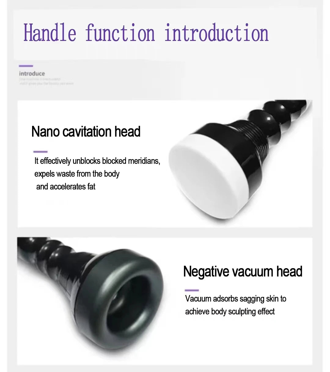 Multi-Functional 2 In 1 Release Fat Burning Skin Firming Body Shaping Negative Pressure Physiotherapy Slimming Machine Salon Spa