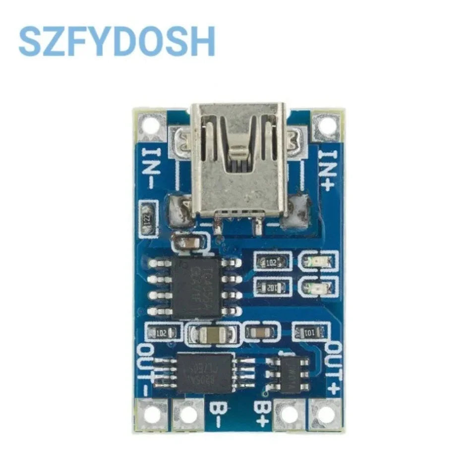 5/10PCS Type-c Micro Mini USB 5V 1A 18650 TP4056 Lithium Battery Charger Module Charging Board With Protection Dual Functions