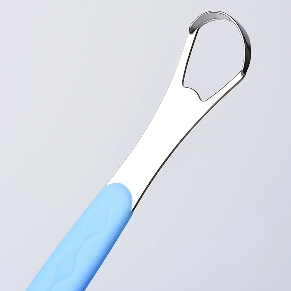 1Pcs Tongue Cleaner Portable Case Stainless Steel Tongue Scraper To Remove Bad Breath Mouth Cleaner Board Reuse Oral Care