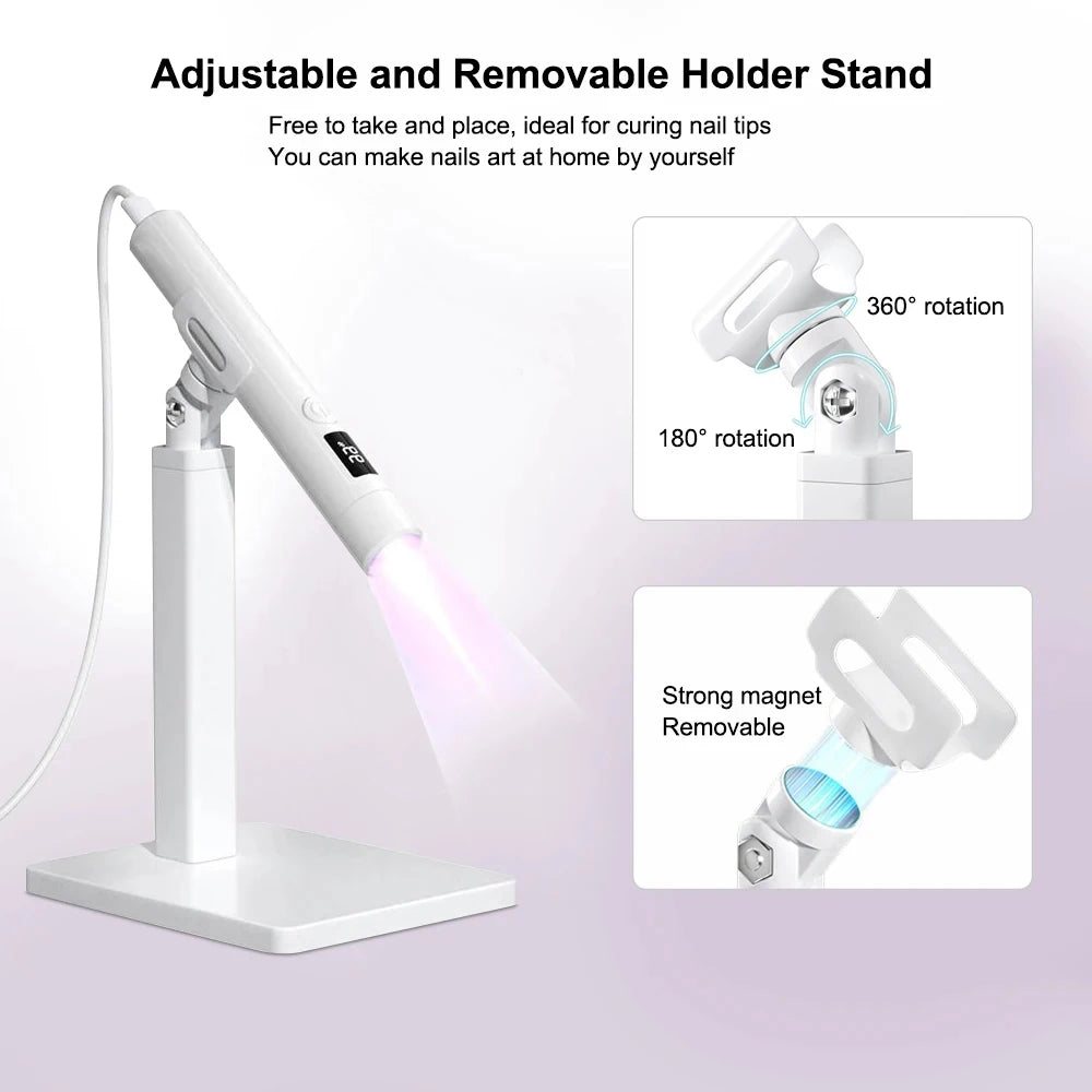 Mini Nails Drying Light UV LED Nail Lamp Mini UV With Stand For Manicure Portable Nail Dryer Stand Lamp Professional Ultraviolet