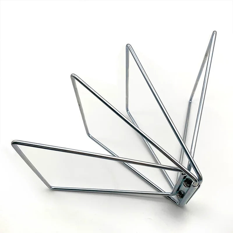 1/5PCS Stainless Steel Bracket Lightweight Foldable Cooler Bracket Camping Non-slip Picnic Barbecue Cooking Ice Bucket Rack