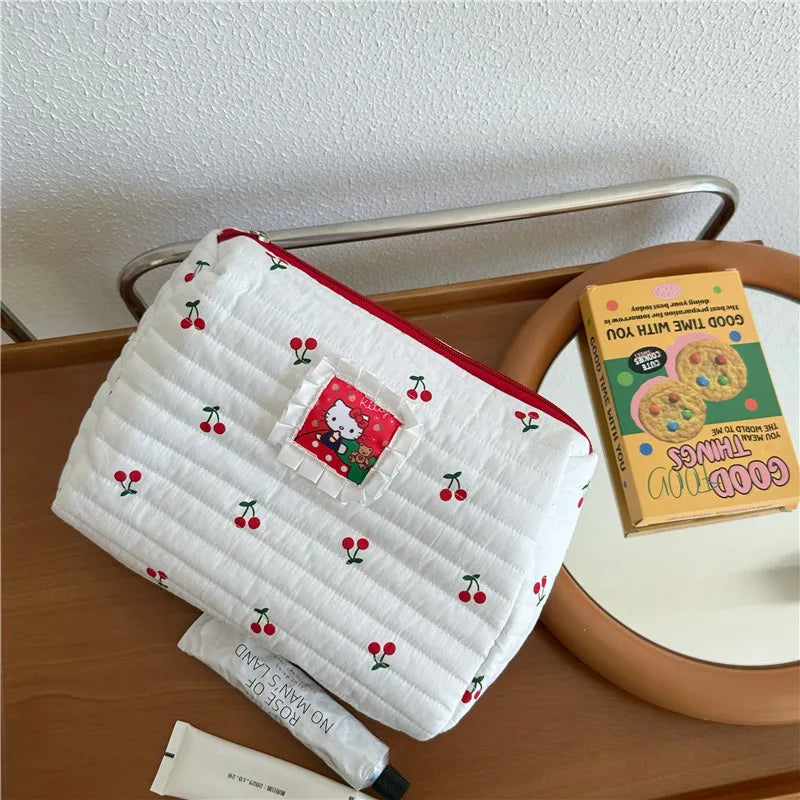 Ladies Cute Large Capacity Cat Makeup Bag Instagram Travel Portable Toilet Bag