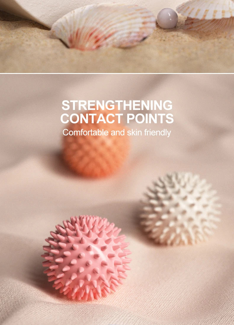 Durable PVC Spiky Massage Ball Trigger Point Sport Fitness Hand Foot Pain Relief Plantar Fasciitis Reliever Hedgehog Balls 6cm