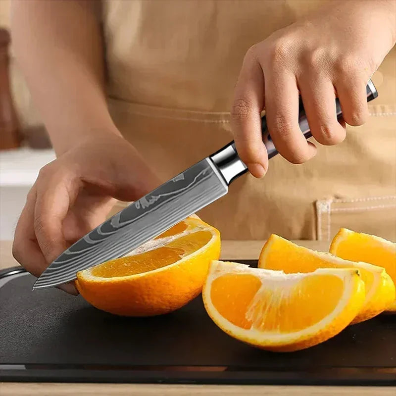 Kitchen Knives High Stainless Steel Chef Knife Slicing Butcher Boning Knife Cleaver Meat Vegetables Fruit Fish Filleting Knife