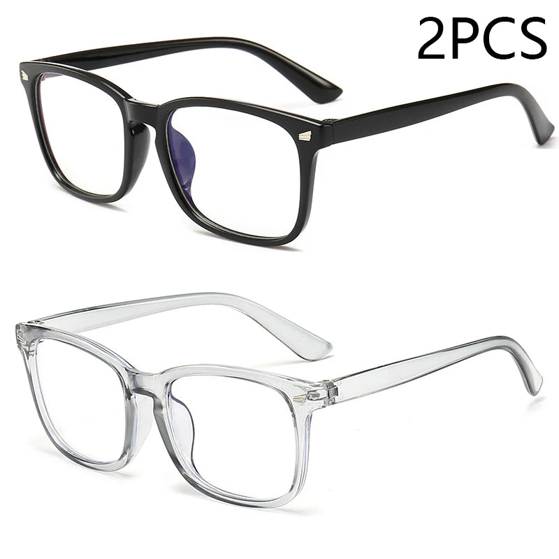 Blue Light Blocking Glasses Fashion Square Fake Eyelasses Anti Uv Ray Computer Gaming For Women And Men