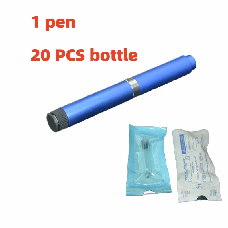 New pink tattoo pen magic pen card bottle 20 PCS fill bottle Magic pen Kit for light wrinkles tear troughs nasolabial folds fil
