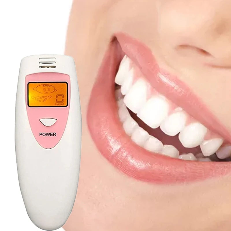Pocket Bad Breath Tester Odor Detector Health-Care Gadgets Breathalyzer Smell Checker